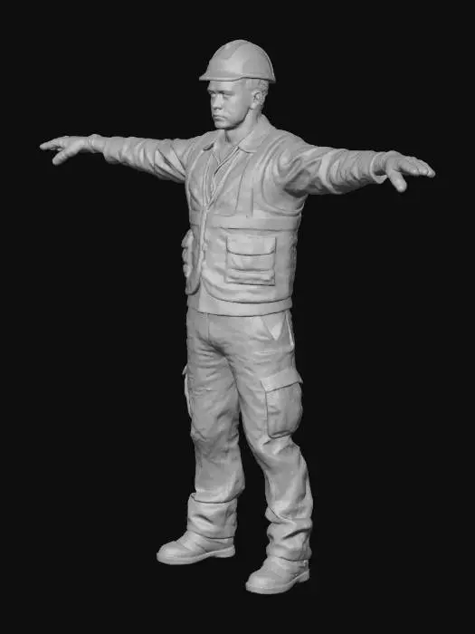 3D model for Construction worker