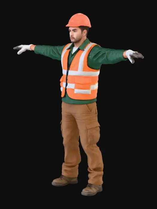 3D model for Construction worker