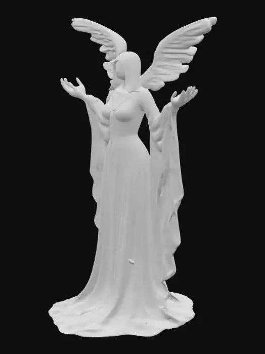 3D model for A translucent, ethereal phantom, its form vaguely human-like but with swirling, vaporous tendrils trailing behind. Its surface shimmers with an internal, sickly greenish-white luminescence, resembling a gaseous cloud yet possessing a chilling, coherent presence. The shape is indistinct, constantly shifting, and utterly devoid of solid structure, suggesting a fleeting, intangible entity. Tactilely, it projects an intense, piercing coldness, as if the air itself has been frozen solid around it.