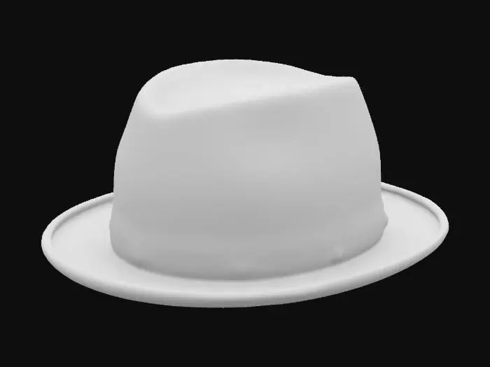 3D model for 3D Roblox Hat UGC , Silver, Wood, Gentle , Unique , Simple