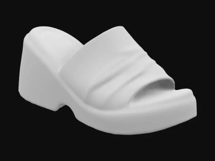 3D model for Elevated Slip-On Sandal