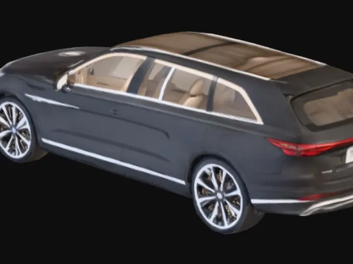 3D model for #Halloween2025#,Futuristic SUV Concept