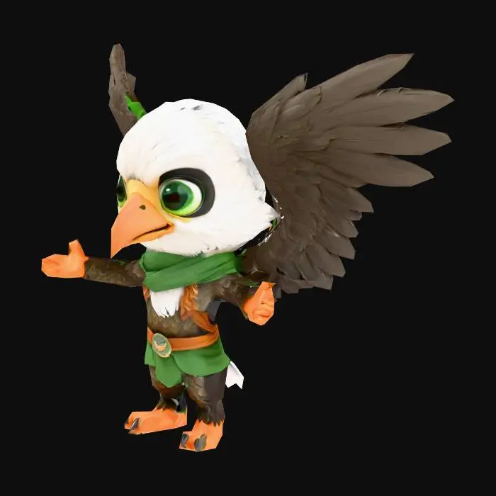 3D model for American Eagle