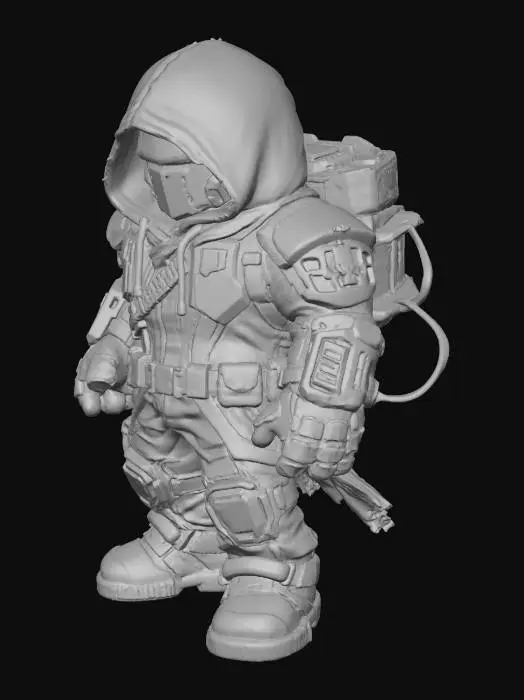 3D model for Maincharakter Cyberforge