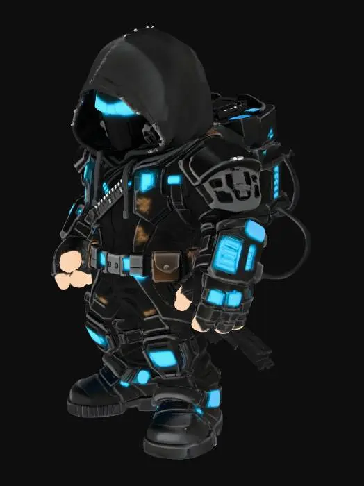 3D model for Maincharakter Cyberforge