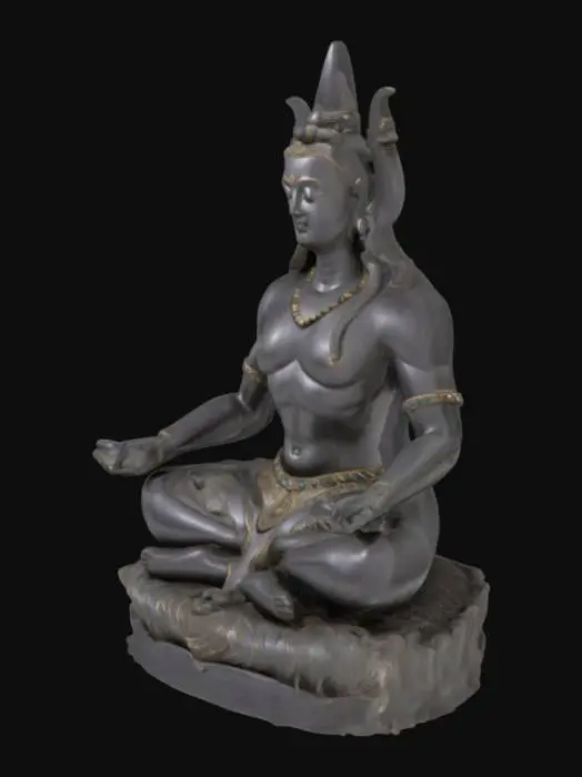 3D model for Meditative Shiva Statue, #AroundTheWorld#