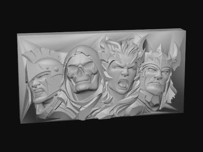 3D model for 4 horseman