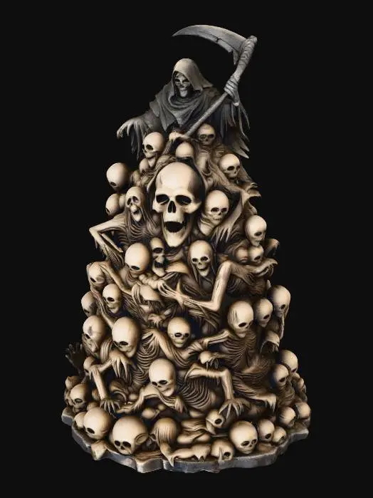 3D model for A great mass of death
