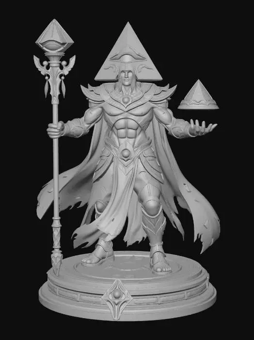 3D model for Pyramid God