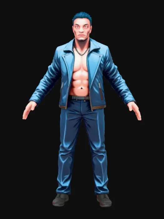 3D model for Delco the Bounty Hunter