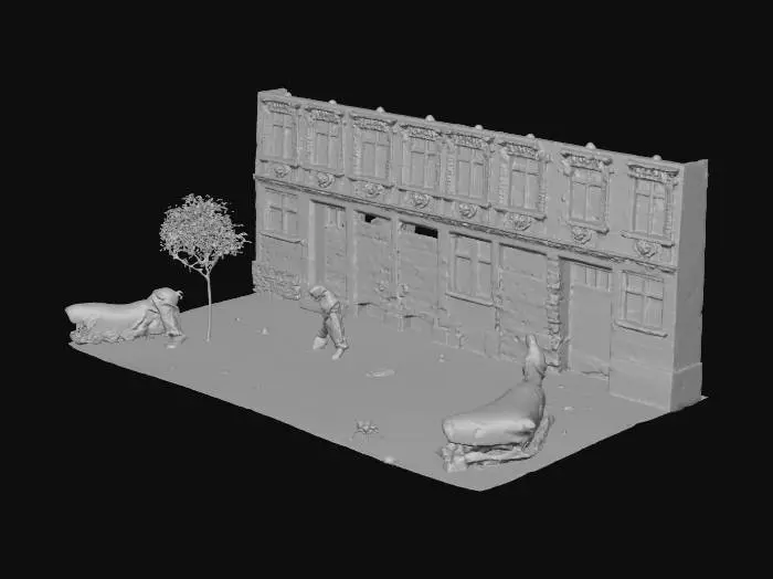 3D model for Decaying Facade