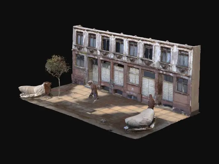 3D model for Decaying Facade
