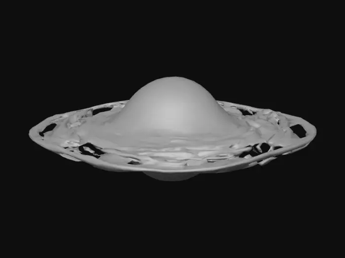 3D model for Strange Black hole 