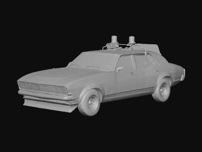 3D model for Interceptor Pursuit Car