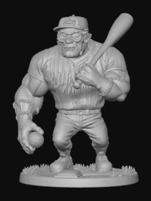 3D model for #Halloween2025#,Baseball Beast 2025