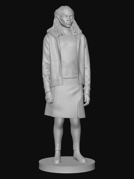 3D model for Klingon dressr