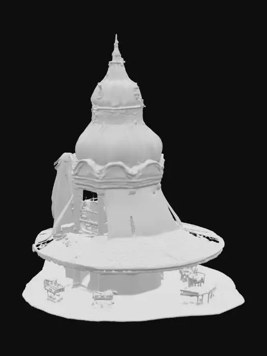 3D model for Nighttime Kiosk