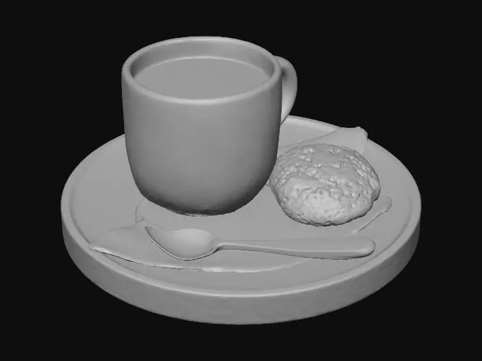 3D model for Coffee and Cookie Tray
