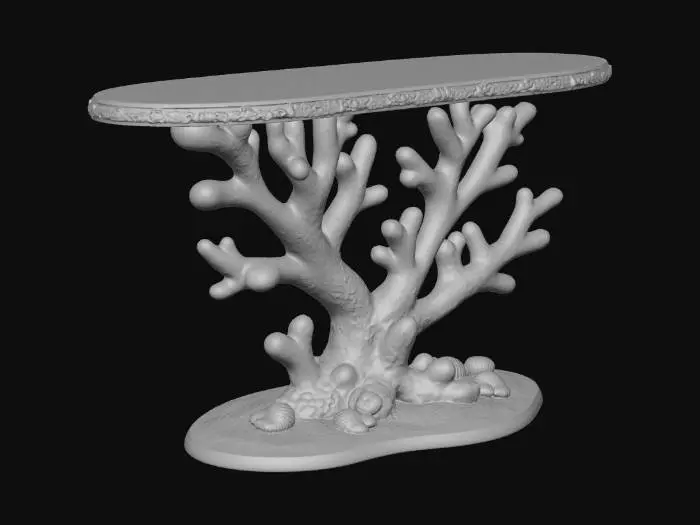 3D model for Beaded Coral Table