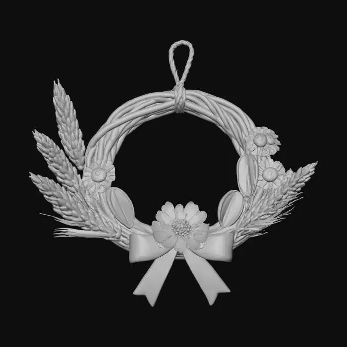3D model for Autumn Harvest Wreath