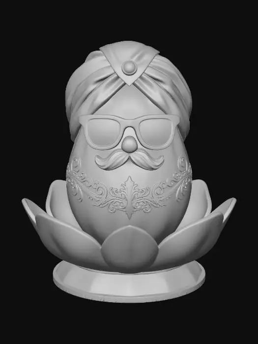3D model for the emerald sultan, #EasterEgg2026#