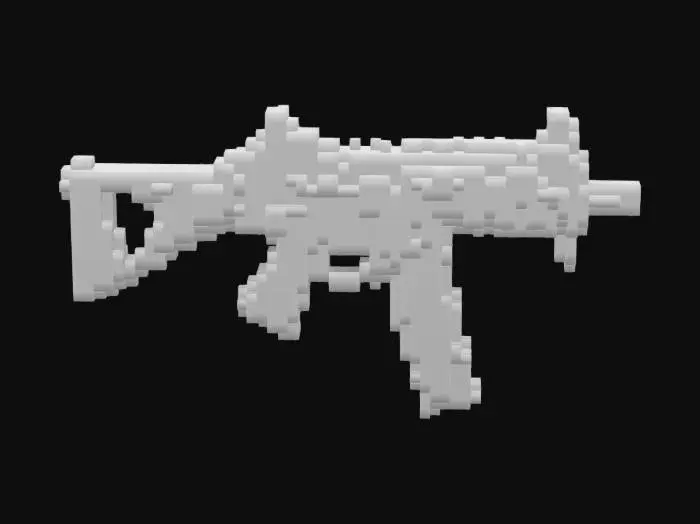 3D model for A high quality, realistic 3d model of a H&K UMP