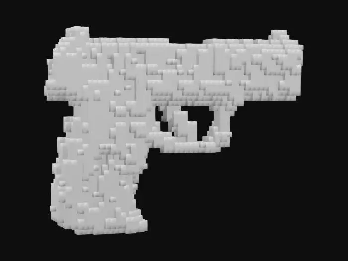 3D model for A high quality, realistic 3d model of a Walther P99