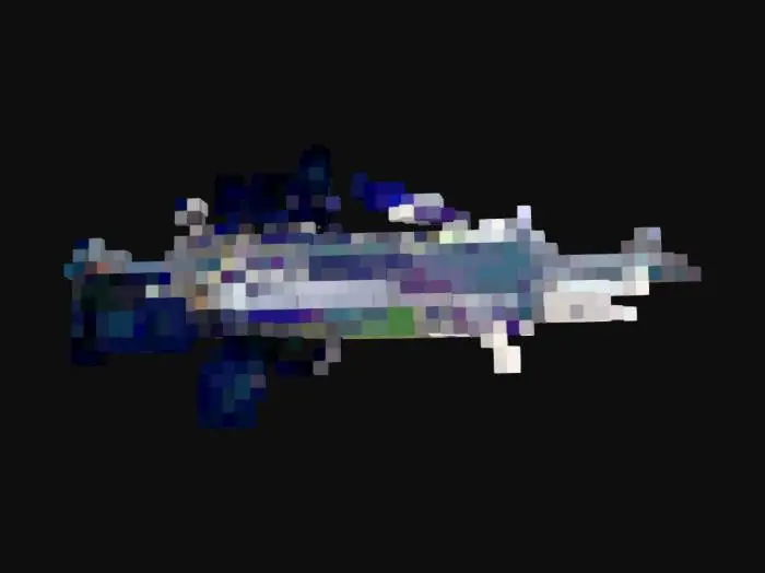 3D model for A high quality, realistic 3d model of a M249 SAW