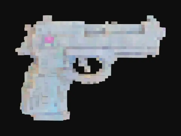 3D model for A high quality, realistic 3d model of a Beretta M92