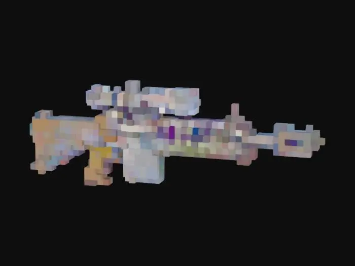 3D model for A high quality, realistic 3d model of a Barret M82