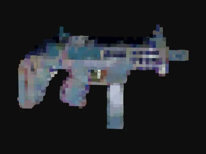 3D model for A high quality, realistic 3d model of a Steyr TMP Submachine Gun