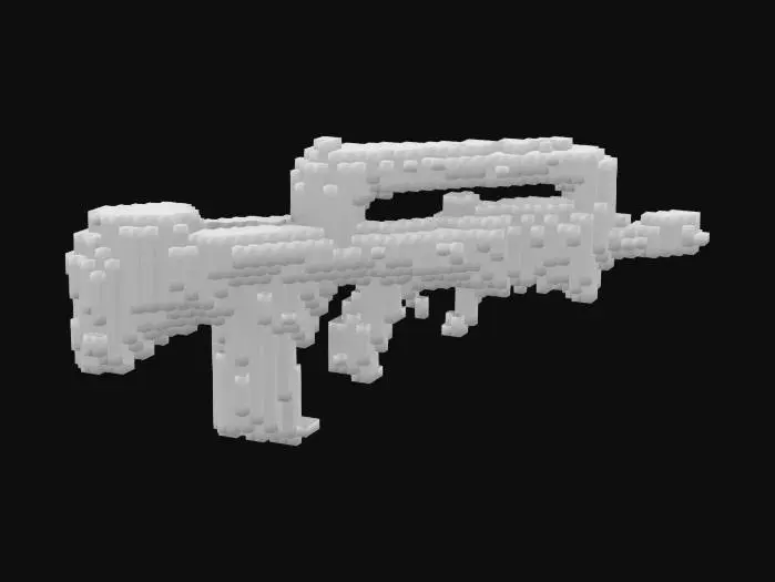 3D model for A high quality, realistic 3d model of a FAMAS F1