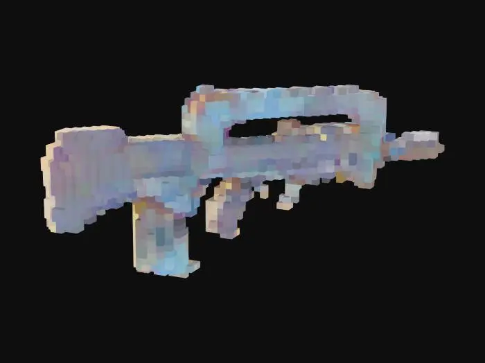 3D model for A high quality, realistic 3d model of a FAMAS F1