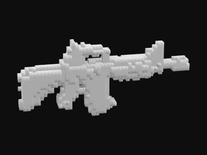 3D model for A realistic 3d model of a M16A4