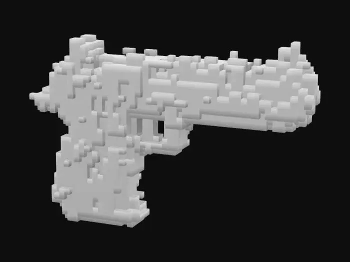 3D model for A realistic 3d model of a 50. Desert Eagle