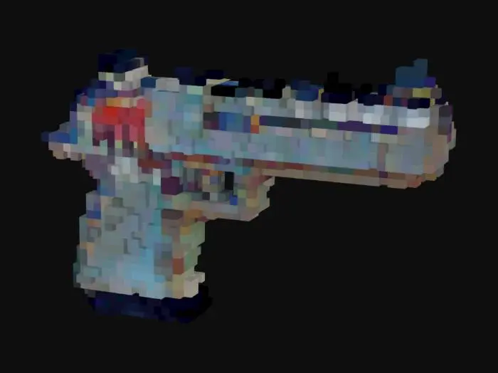 3D model for A realistic 3d model of a 50. Desert Eagle