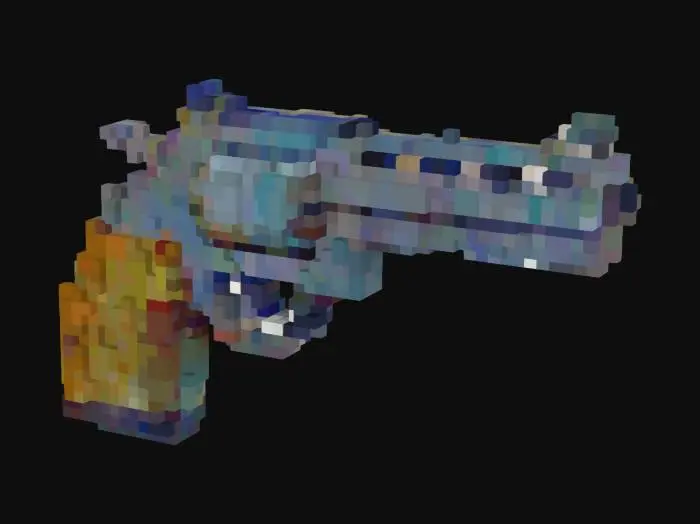 3D model for A high quality, realistic 3d model of a Colt 45 Revolver