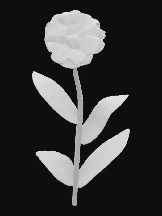 3D model for Blue Blossom, #SketchTo3D#