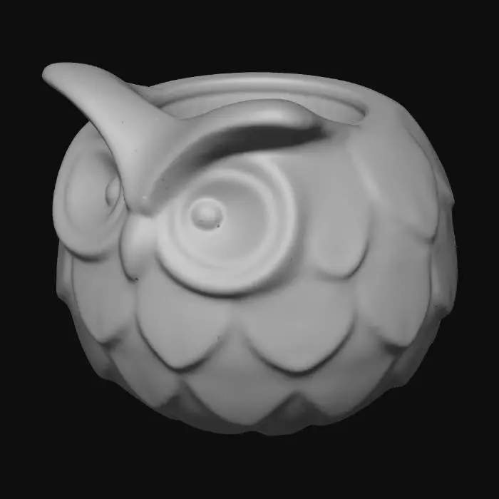 3D model for Ceramic Owl Planter