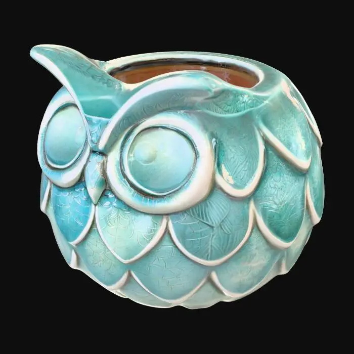 3D model for Ceramic Owl Planter