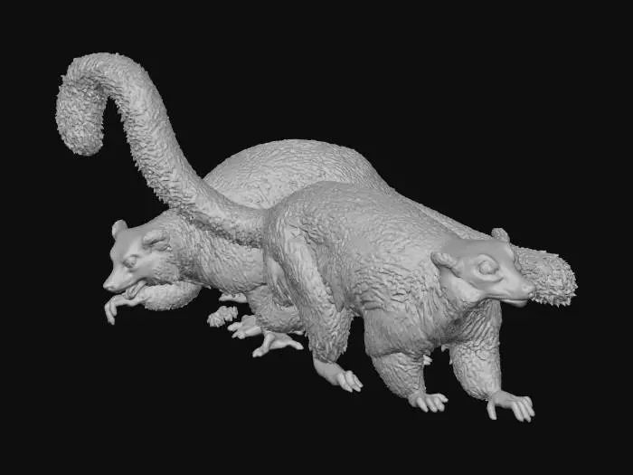 3D model for Red Ruffed Companions