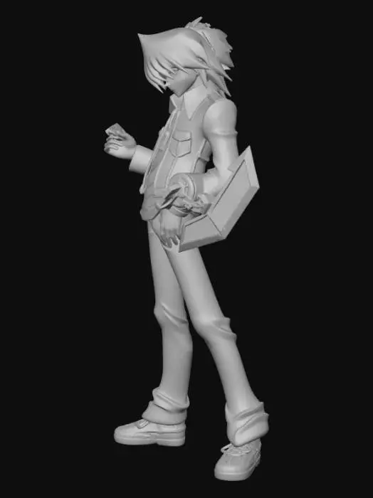 3D model for Duelist with Yellow Hair