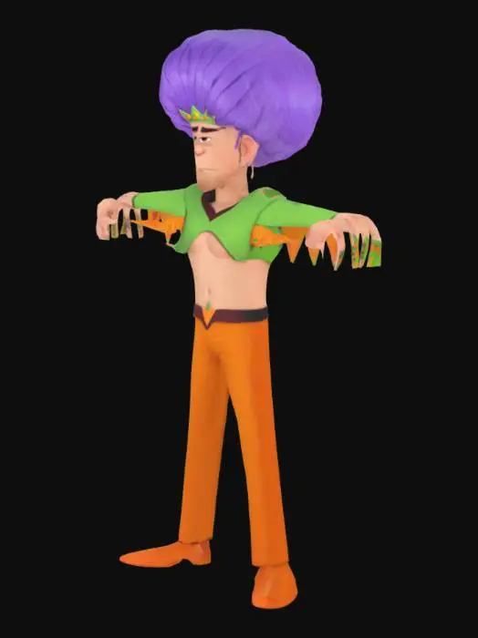 3D model for Afro Guardian