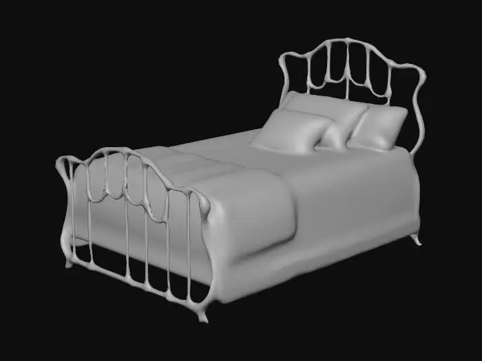 3D model for bed