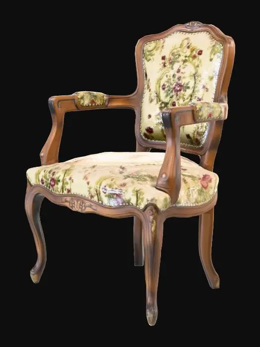 3D model for Elegant Vintage Armchair