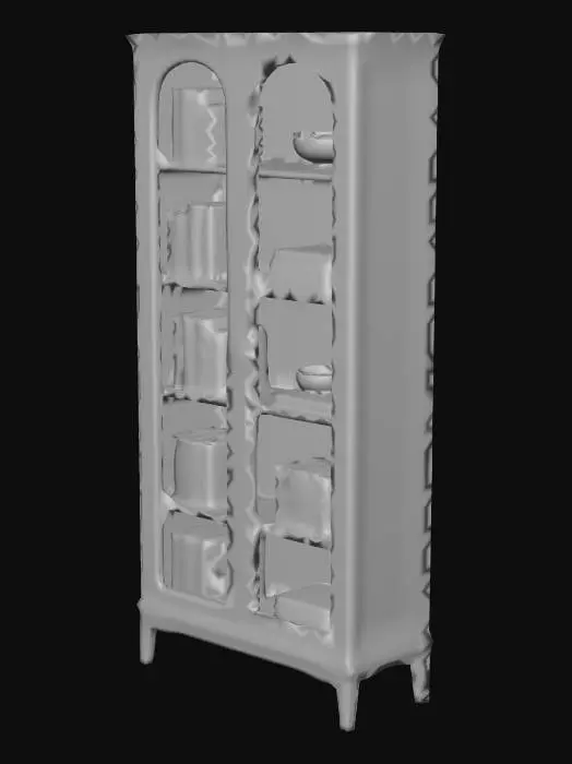 3D model for Elegant Bookshelf Display