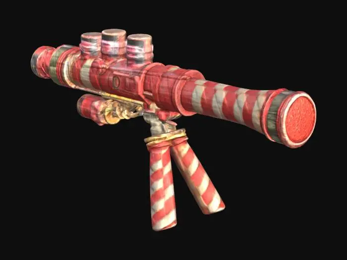 3D model for Cosmic Candy Cane Bazooka, #ChristmasAdventure#