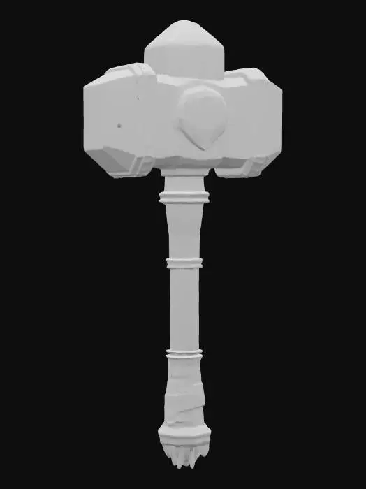 3D model for Celestial Arcane Hammer