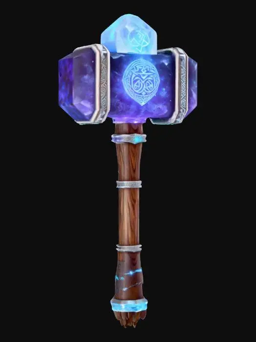 3D model for Celestial Arcane Hammer