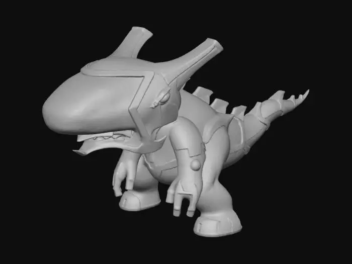 3D model for Techno Dino Alien